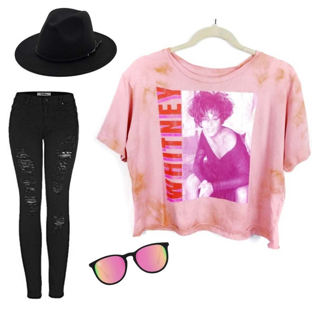 VINTAGE Style Whitney Crop Top Medium